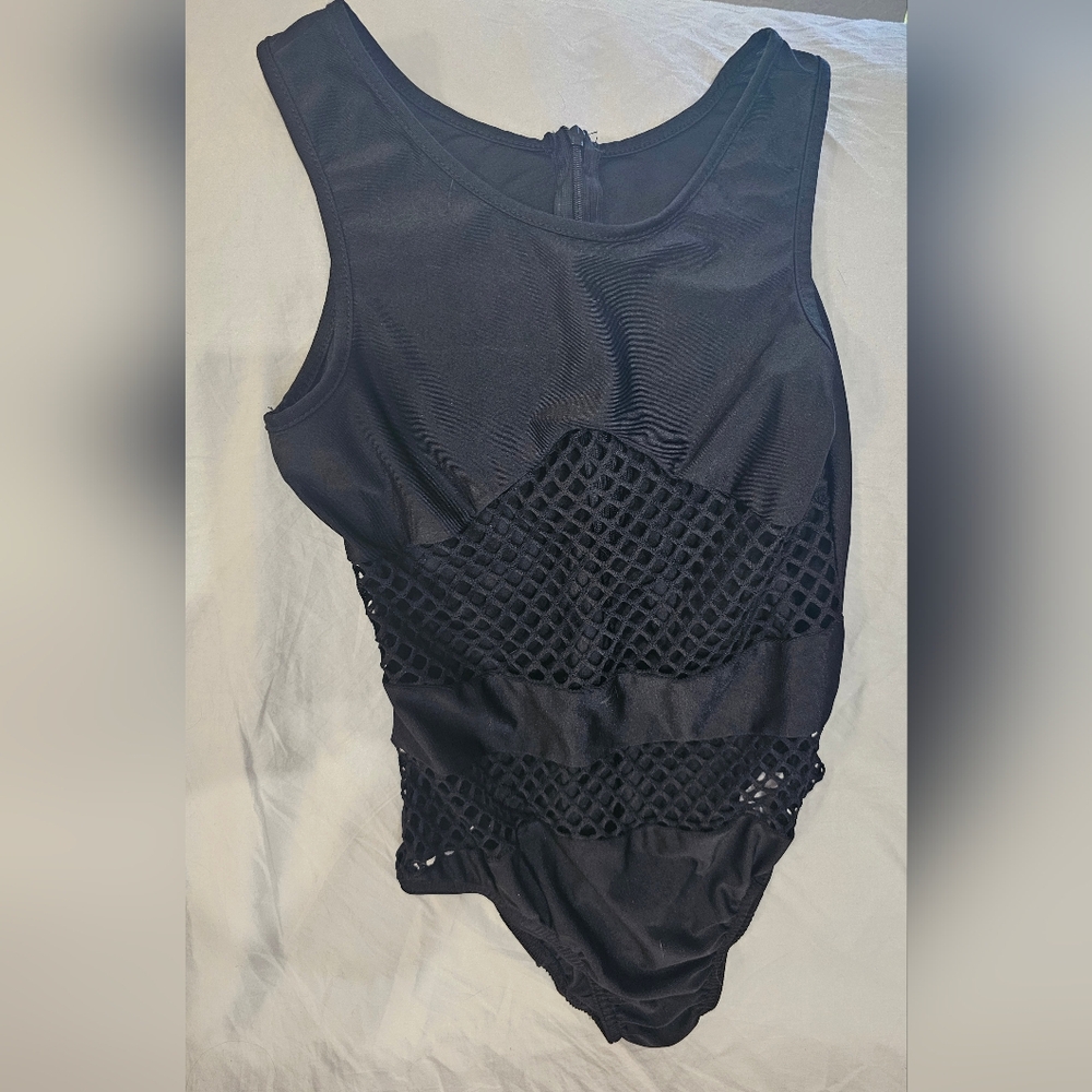 Black One Piece Swimsuit